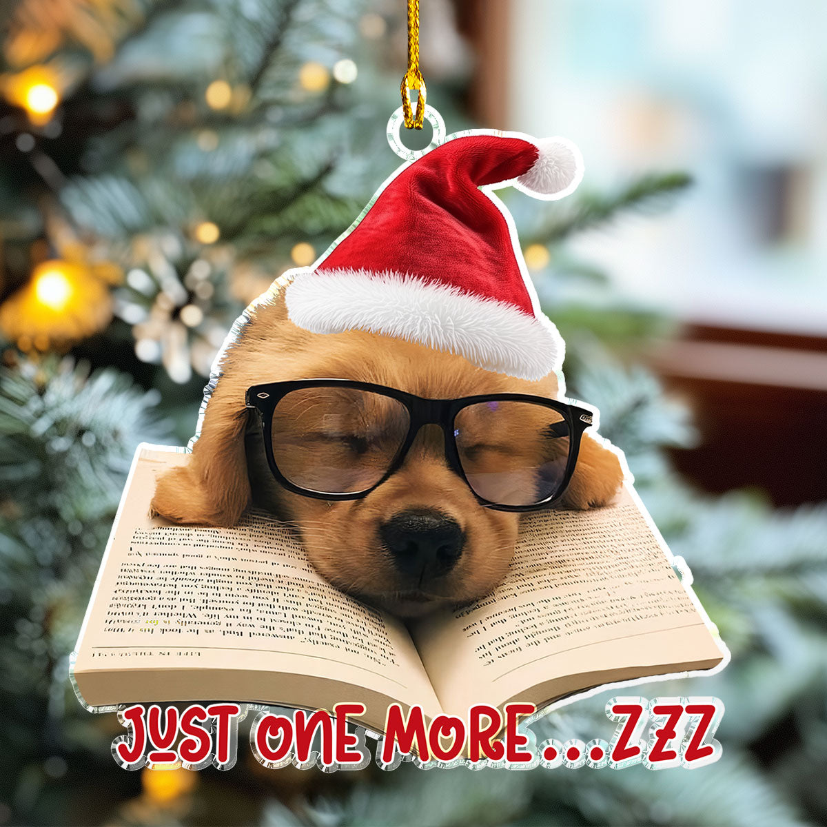 Acrylic Ornament Just One More Zzz Ornament Thoughtful Ornament For Dad