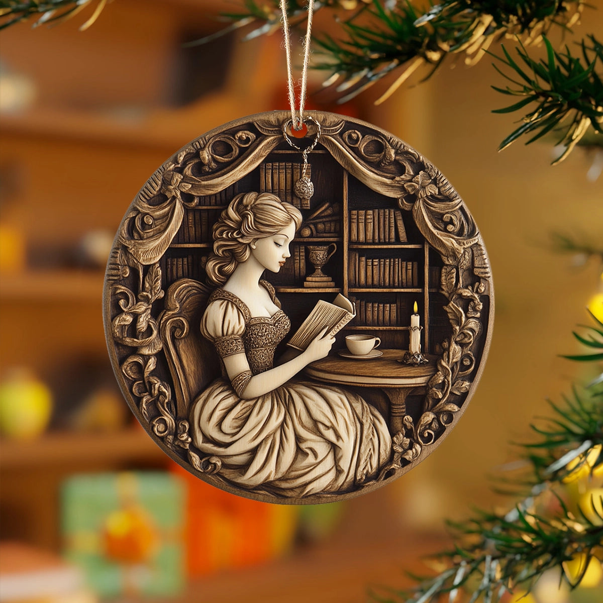 Acrylic Ornament Literary Elegance Memorable Merch Keepsake