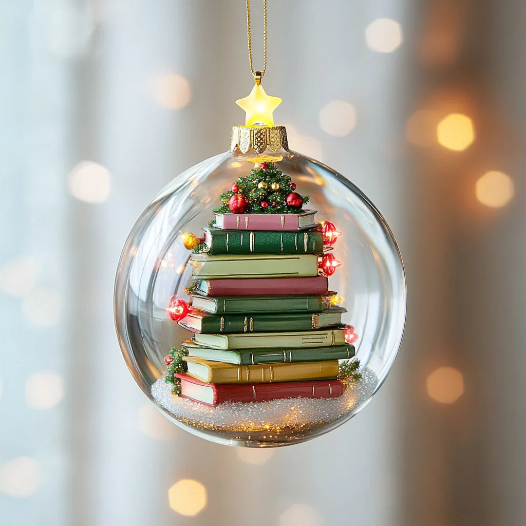 Acrylic Ornament Literary Wonderland Globe Beautiful Home Ornament Gift