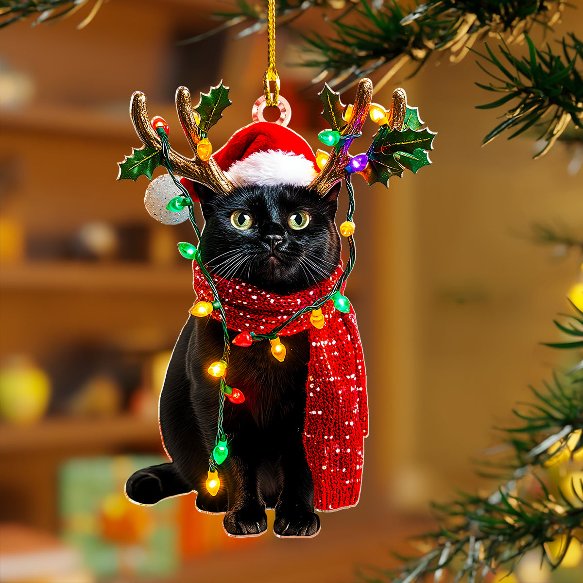 Acrylic Ornament Meowy Christmas Heartfelt Ornament For Mom