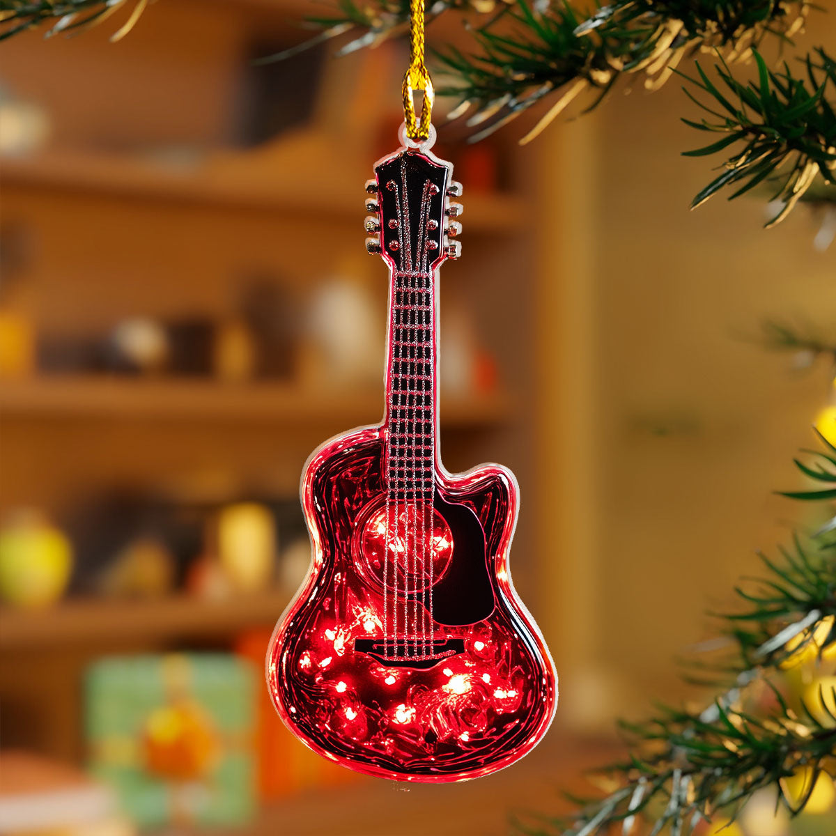 Acrylic Ornament Musical Christmas Elegant Christmas Tree Ornament