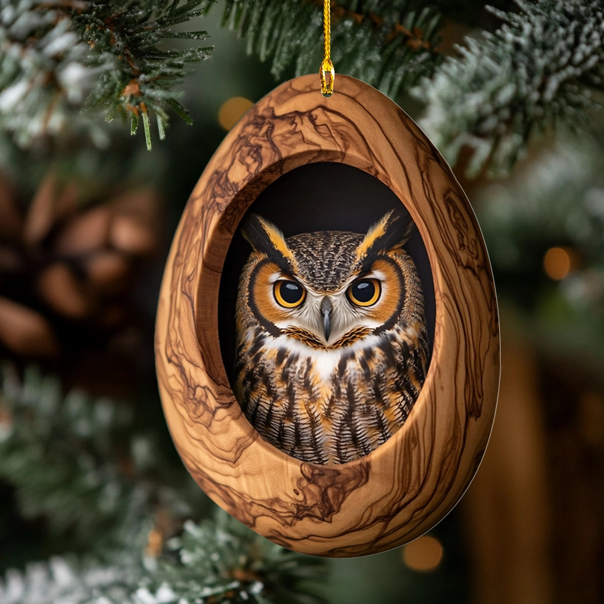 Acrylic Ornament Mystic Owl Nest Lovely Ornament Gift For Him