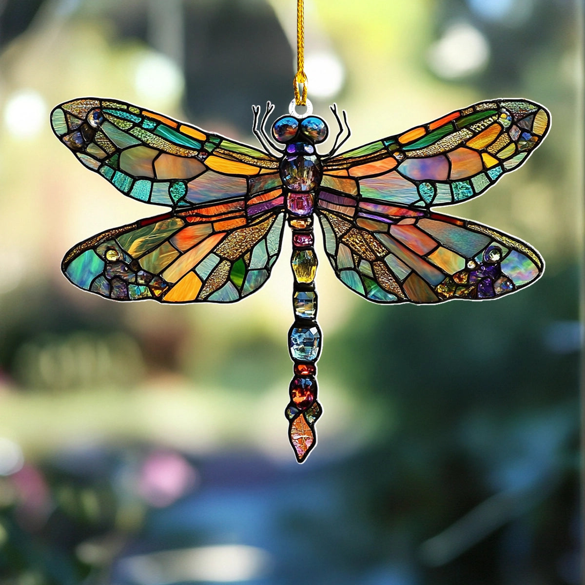 Acrylic Ornament Mystic Wings Dragonfly Beautiful Ornament For Family