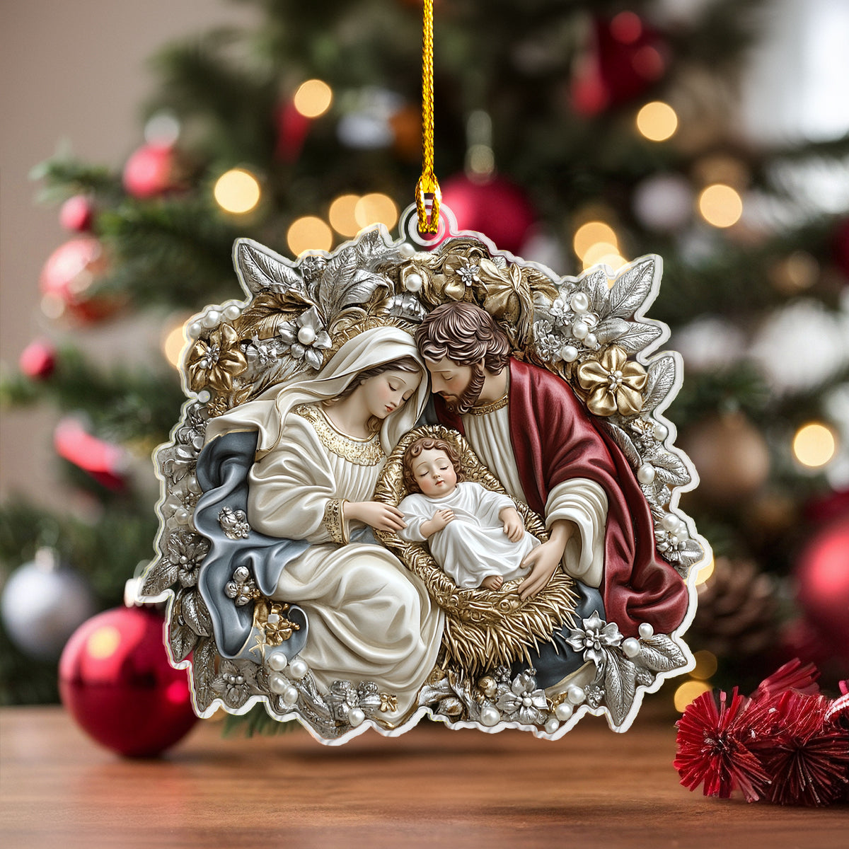 Acrylic Ornament Nativity Blessings Christmas Holiday Merch Collection