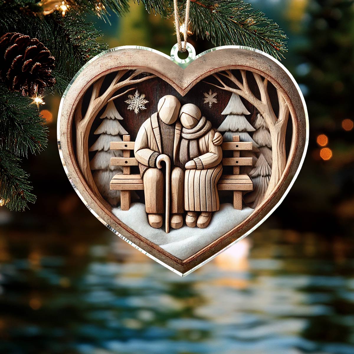 Acrylic Ornament Next To You Holiday Merch Decor Idea