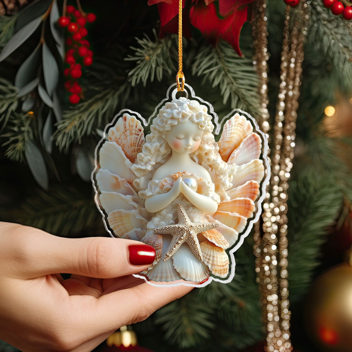 Acrylic Ornament Ocean Whisper Angel Perfect Merch Gift Idea
