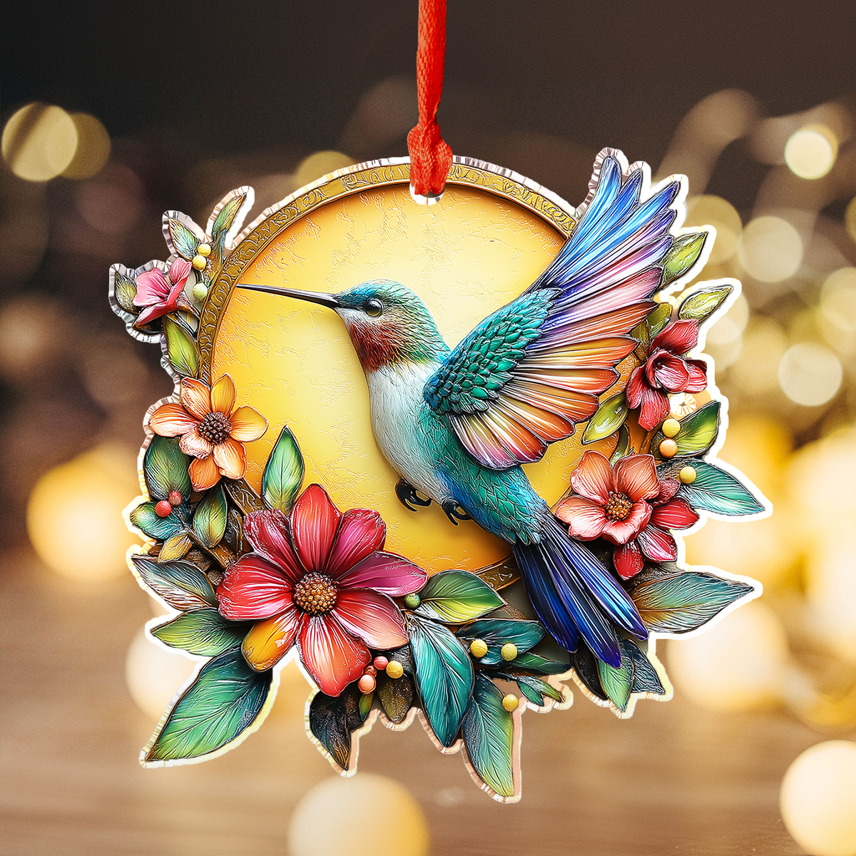 Acrylic Ornament Pack Discount Enchanted Hummingbird Perfect Gift For Her Memorable Merch Keepsake