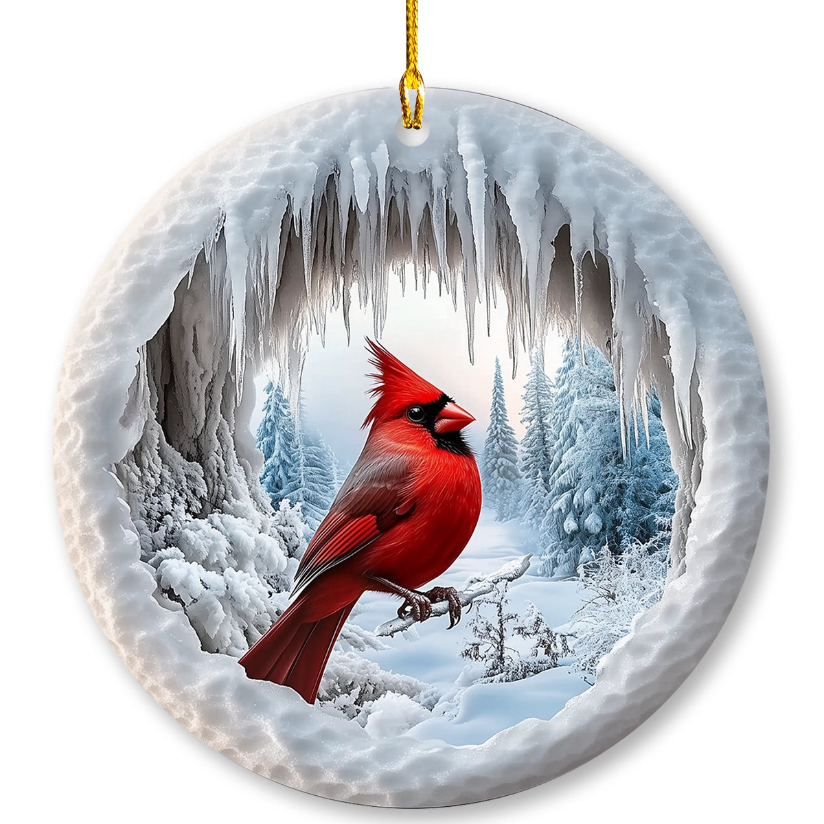 Acrylic Ornament Pack Discount Red Cardinal Natures Scarlet Gem Thoughtful Ornament For Dad
