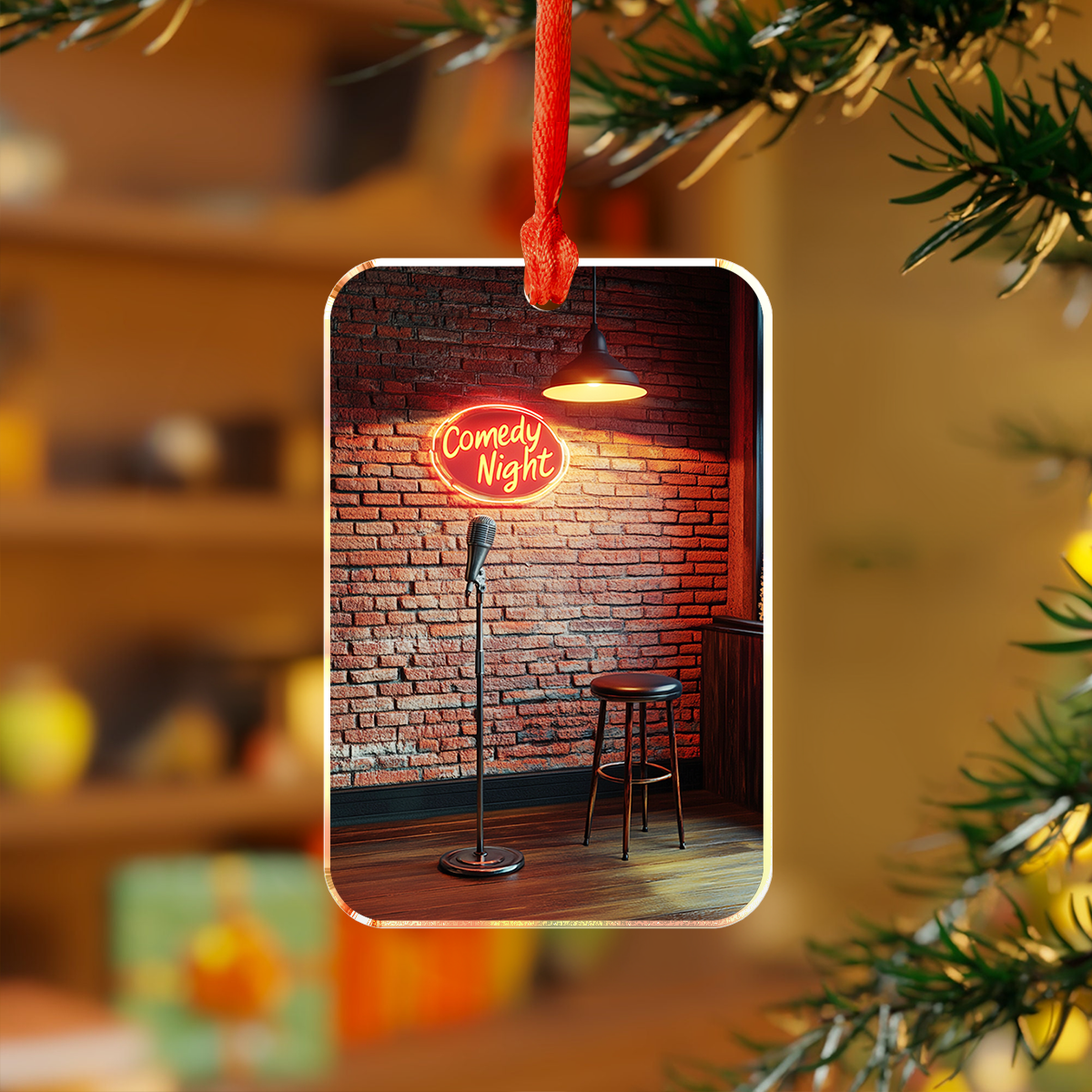 Acrylic Ornament Pack Discount Standup Comedy Night Lovely Ornament Gift For Him