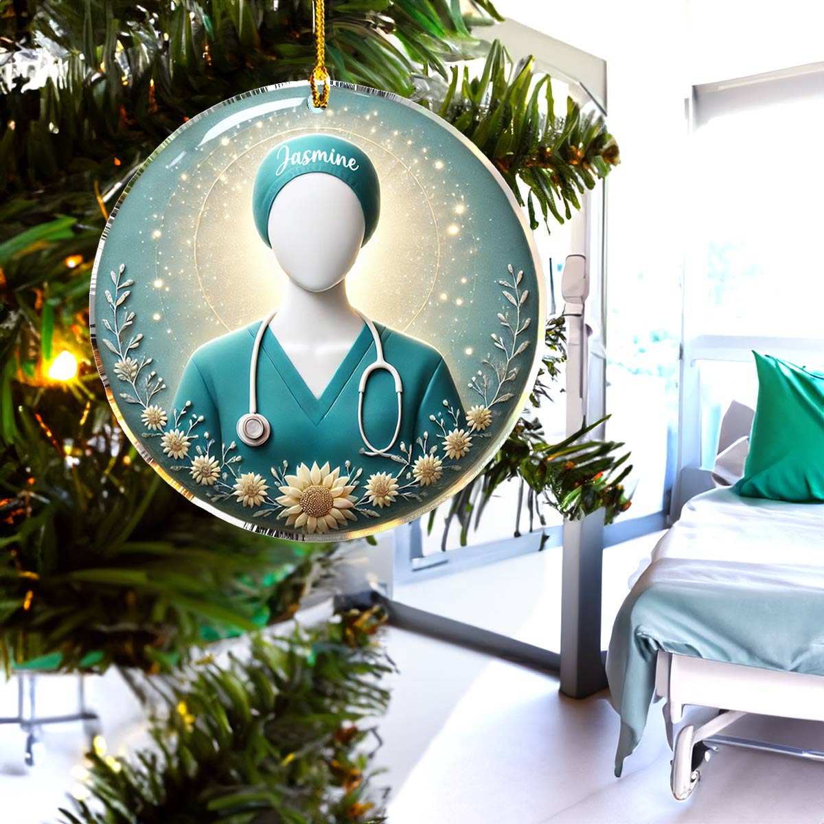 Acrylic Ornament Proud To Be A Nurse Perfect Holiday Tree Decoration