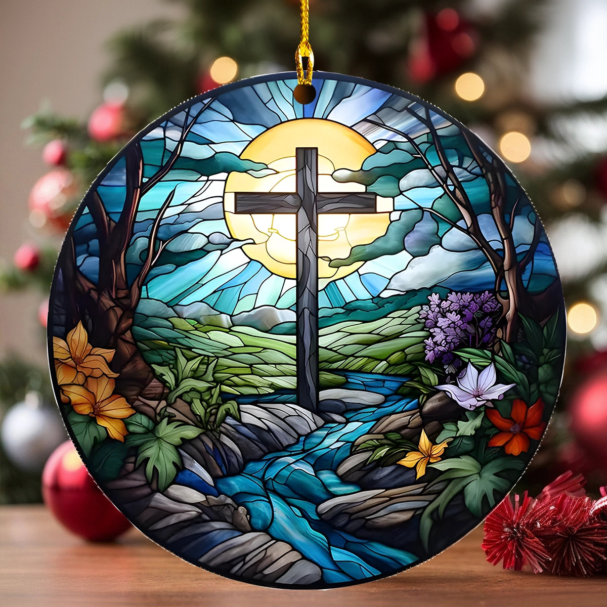 Acrylic Ornament River Of Grace Christmas Ornament for Merch Lovers
