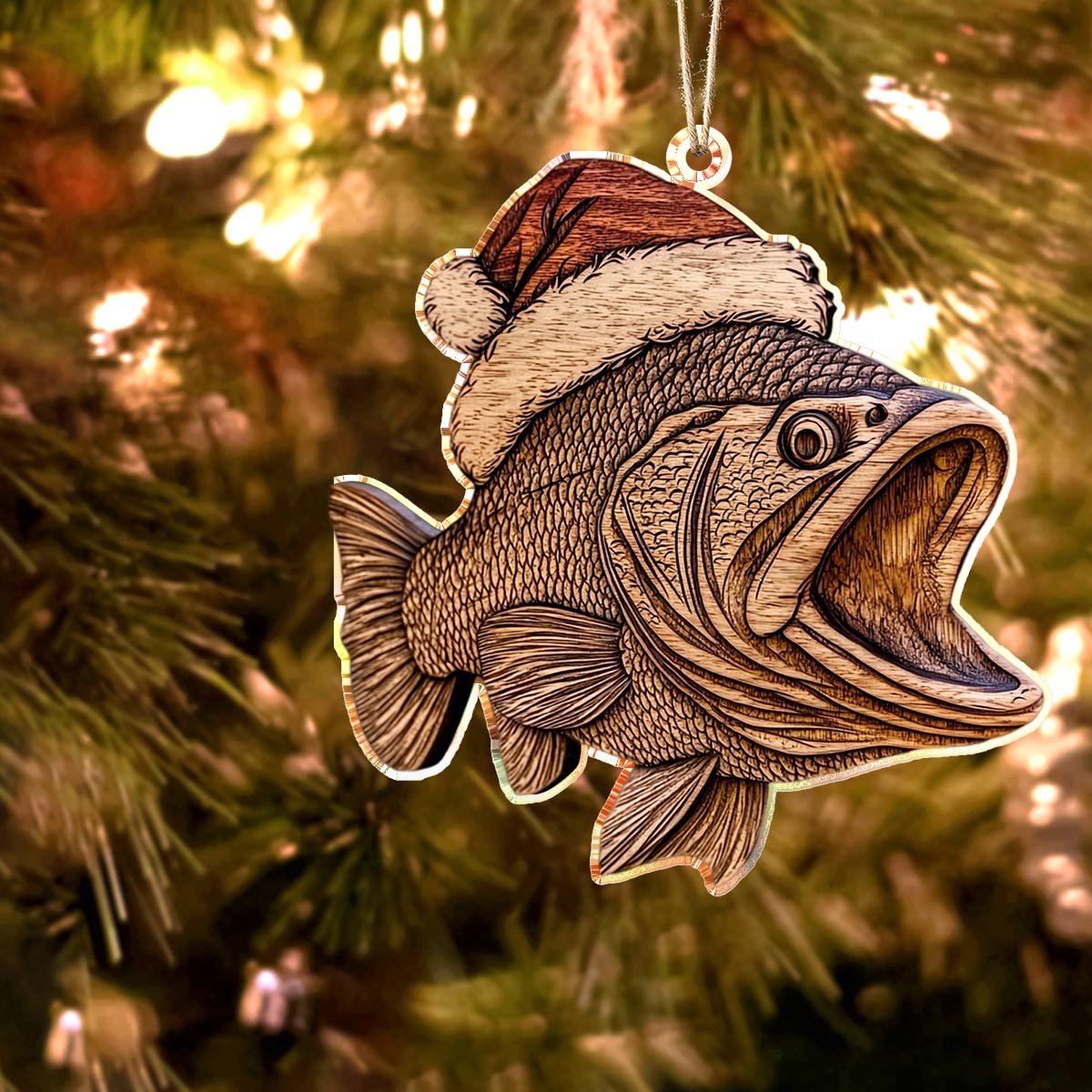 Acrylic Ornament Stunning Bass Christmas Perfect Ornament Gift For Her