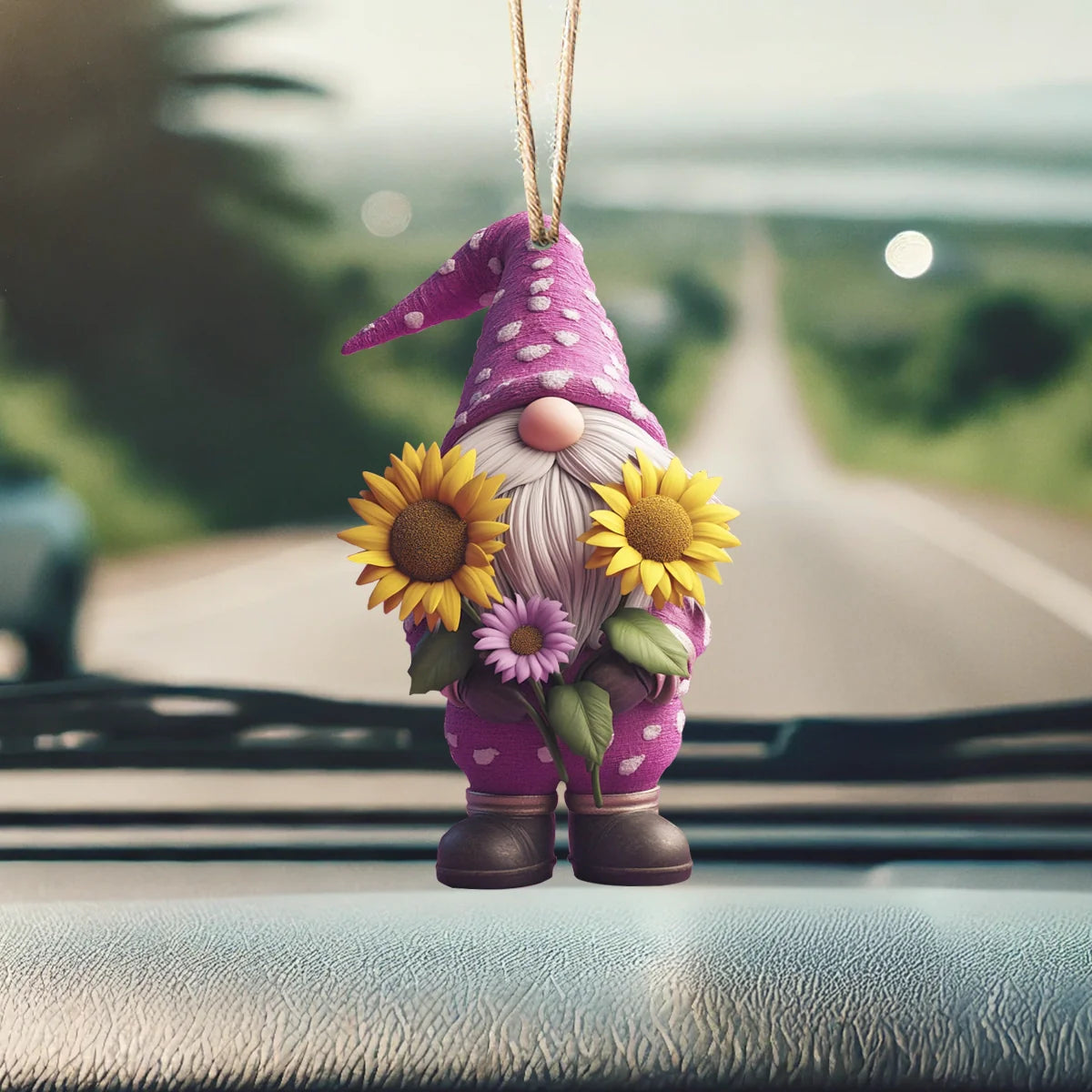 Acrylic Ornament Sunflowerfriend Gnome Holiday Merch Decor Idea
