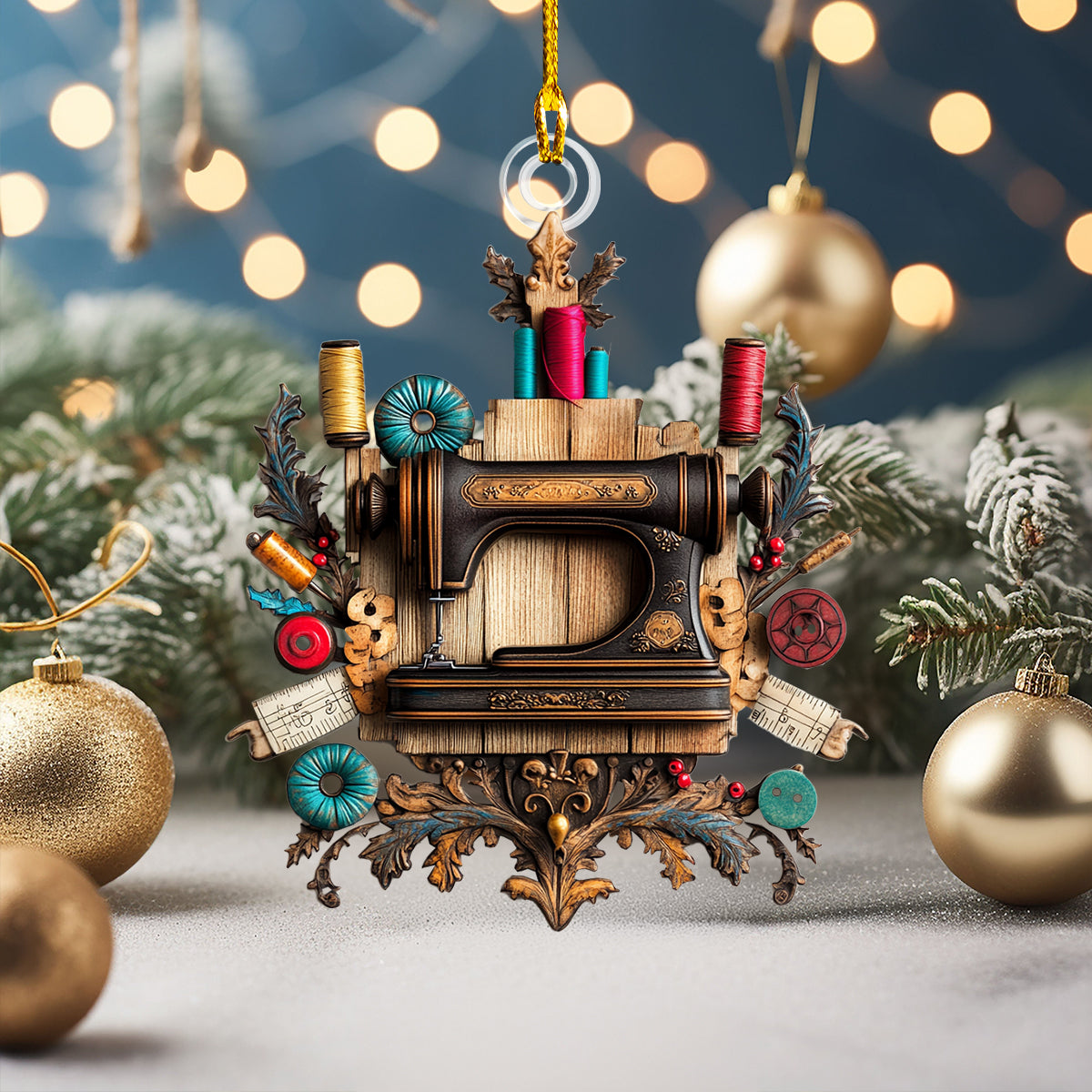 Acrylic Ornament The Iron Thread Lovely Holiday Ornament Gift