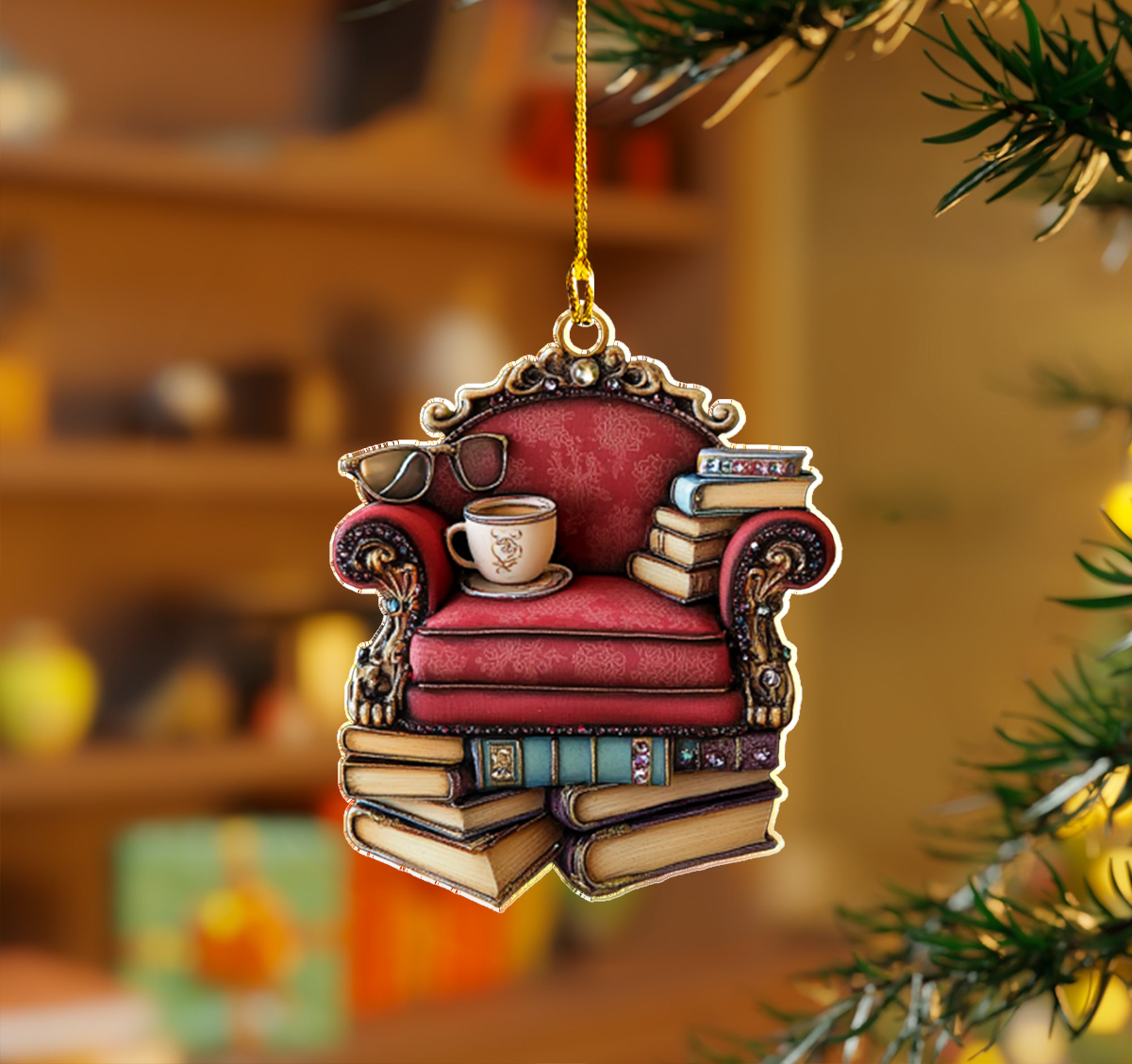 Acrylic Ornament The Luxe Readers Retreat Beautiful Ornament For Family