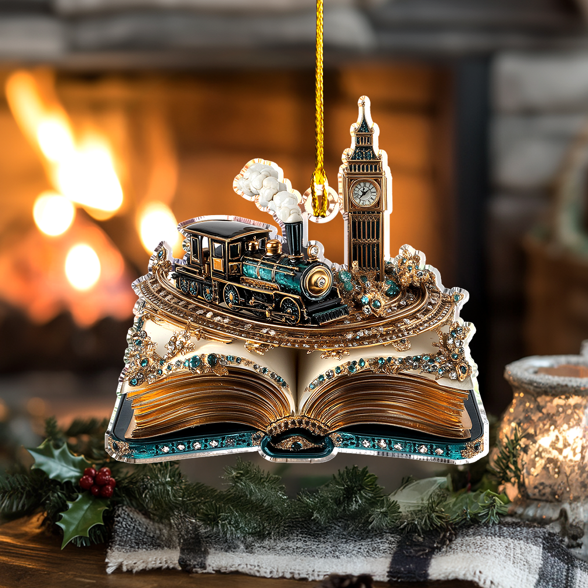 Acrylic Ornament Train To Christmas Mystery Memorable Merch Keepsake