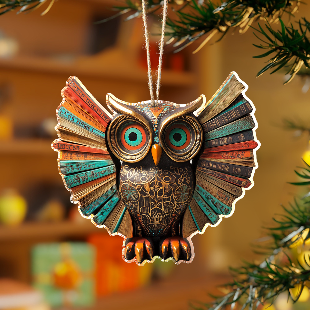 Acrylic Ornament Wings Of Wisdom Joyful Tree Ornament Collection