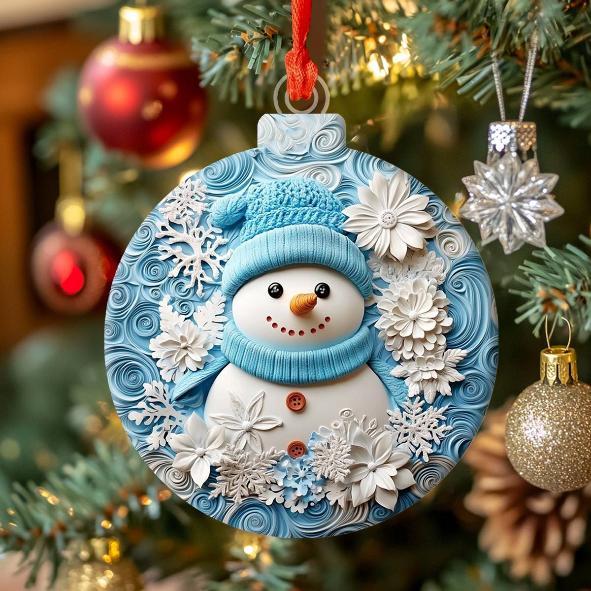 Acrylic Ornament Winter Chic Lovely Ornament Gift For Him