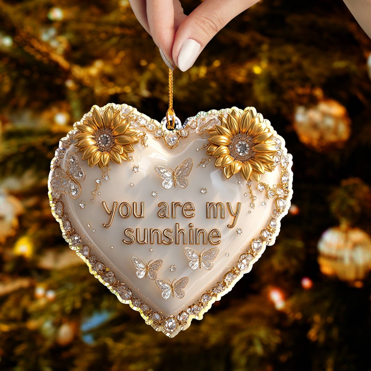 Acrylic Ornament You Are My Sunshine Magical Christmas Spirit Ornament