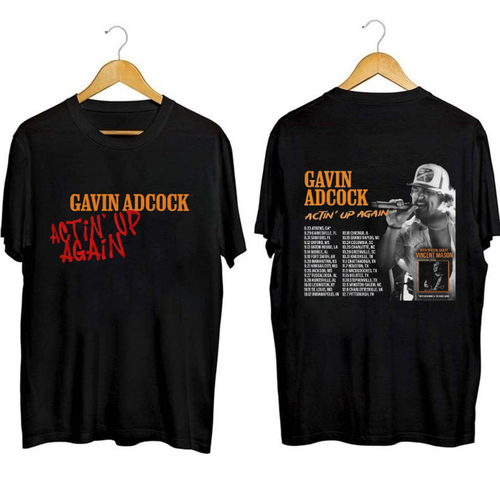 Actin Up Again Gavin Adcock Shirt Gift Ideas For Music Lovers