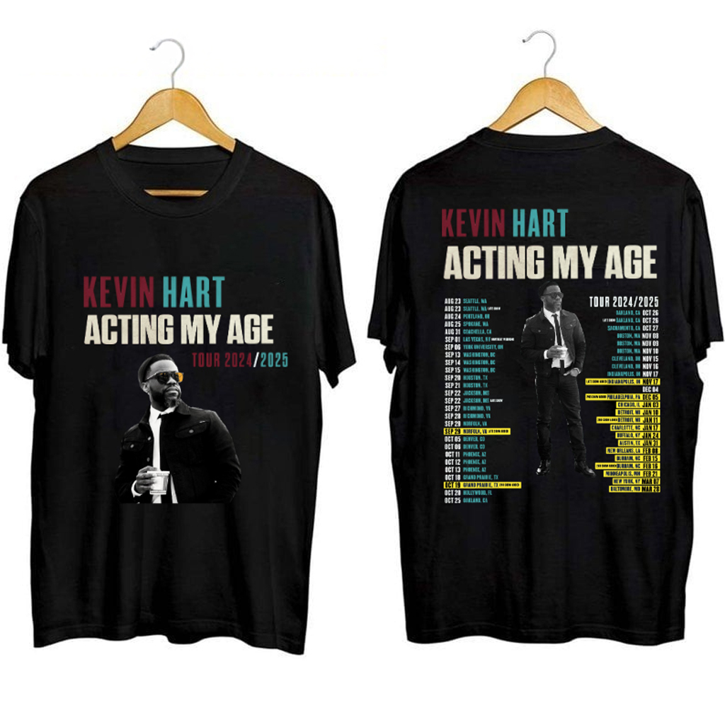 Acting My Age Kevin Hart Tour Shirt Fan Merch Birthday Present For Husband