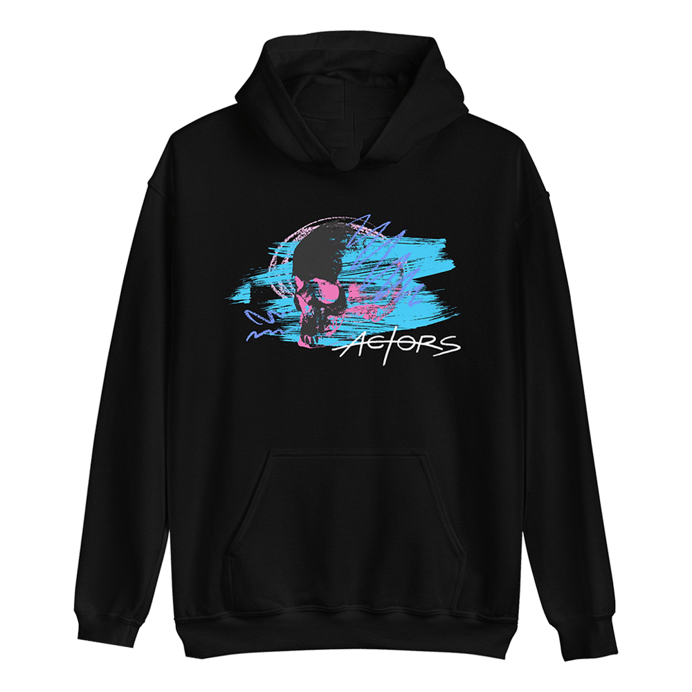 Actors The Band Merch Skull Unisex Hoodie Awesome Father's Day Gifts