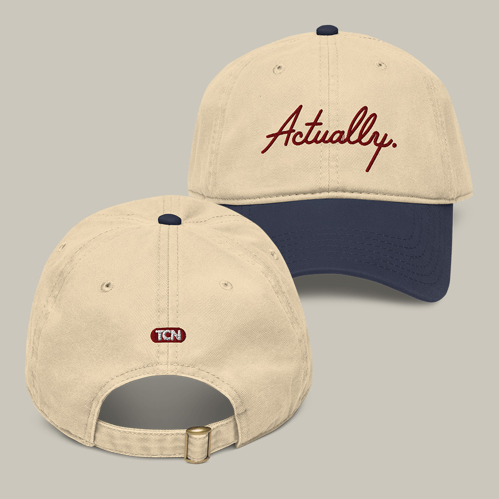 Actually Tucker Carlson Vintage Hat Tucker Carlson Network Merch Gift For Enthusiast