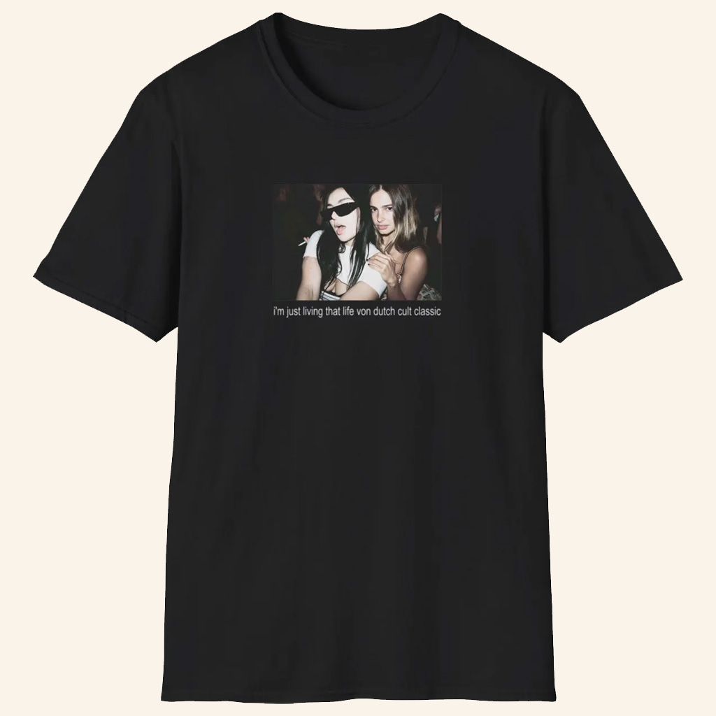 Addison Rae Merch Charli And Addison Von Dutch Inspired T-Shirt Gifts For Music Fans