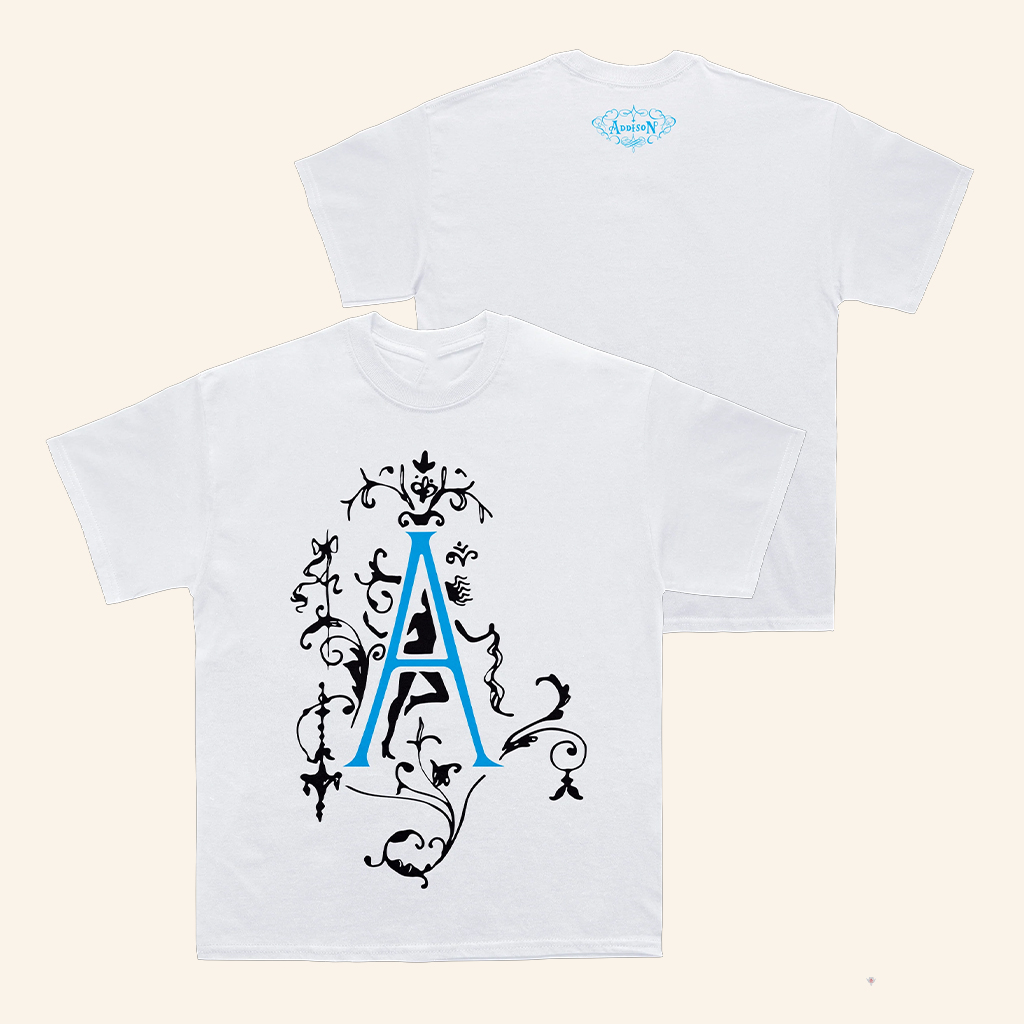 Addison Rae Merch Logo White T-Shirt Gift Ideas For Music Lovers