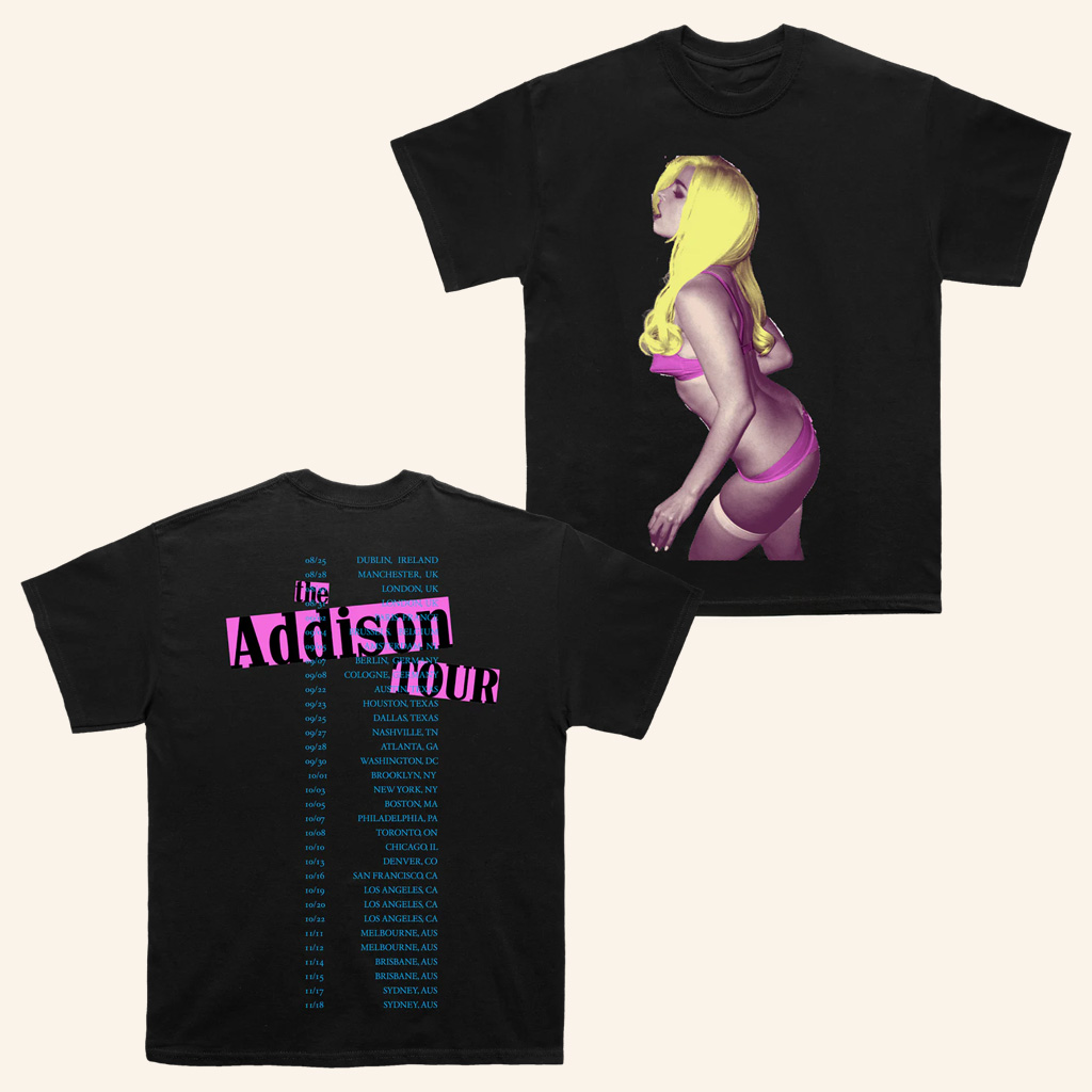 Addison Rae Merch Pop Art Shirt The Addison Tour T-Shirt Gifts For Music Fans Addison Rae Merch Pop Art Shirt The Addison Tour T-Shirt Gifts For Music Fans