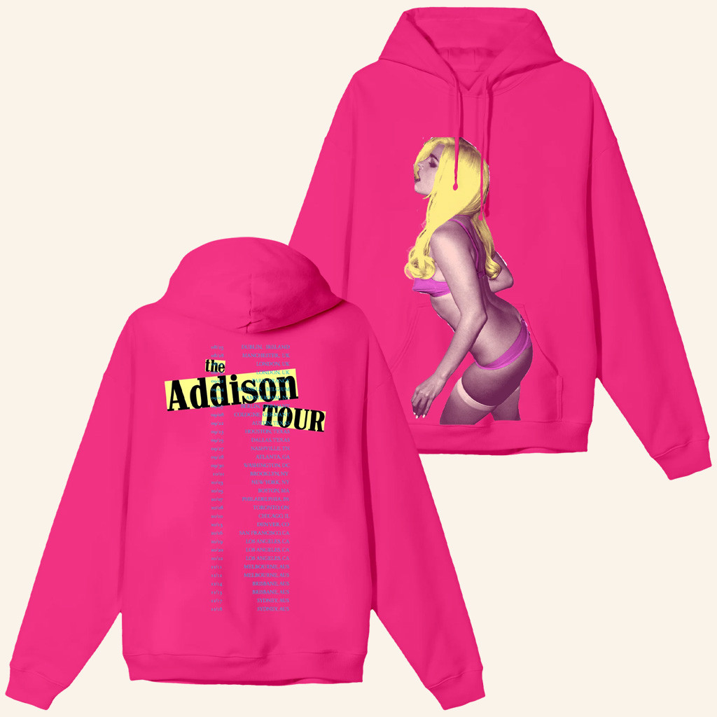 Addison Rae Merch The Addison Tour Hoodie Cool Gifts For Music Lovers