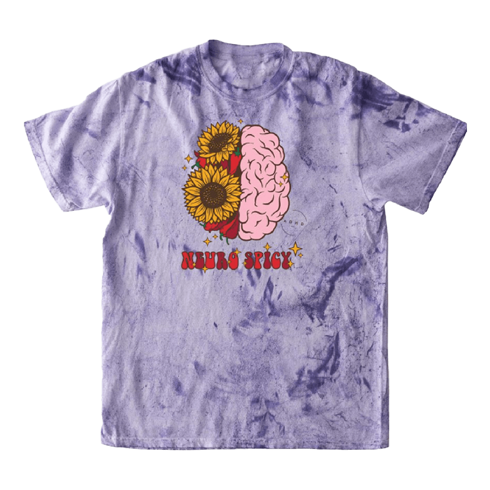 ADHD ABI Neuro Spicy Merch Tie Dye Shirt Gifts For Sister ADHD ABI Neuro Spicy Merch Tie Dye Shirt Gifts For Sister