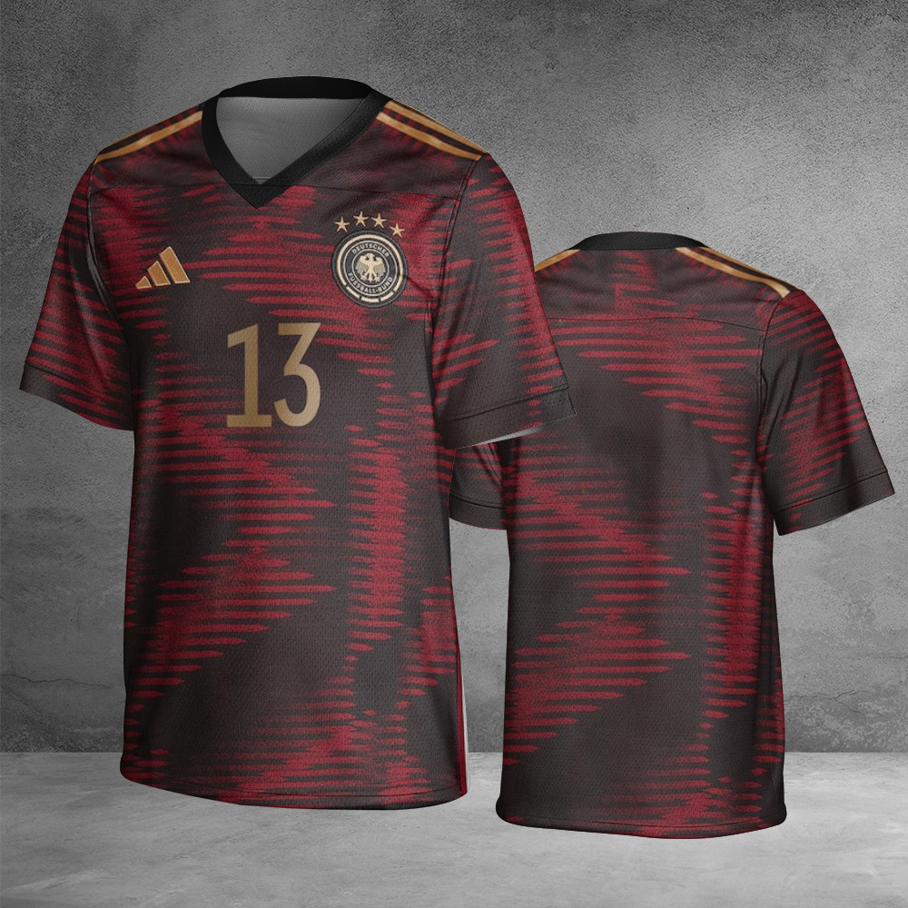 Adidas Thomas Muuller Black Germany National Team 2022-23 Jersey Gifts For Him