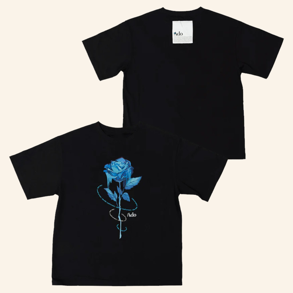 Ado Merch Blue Rose T-Shirt Ado Shirt Christmas Presents For Music Lovers Ado Merch Blue Rose T-Shirt Ado Shirt Christmas Presents For Music Lovers