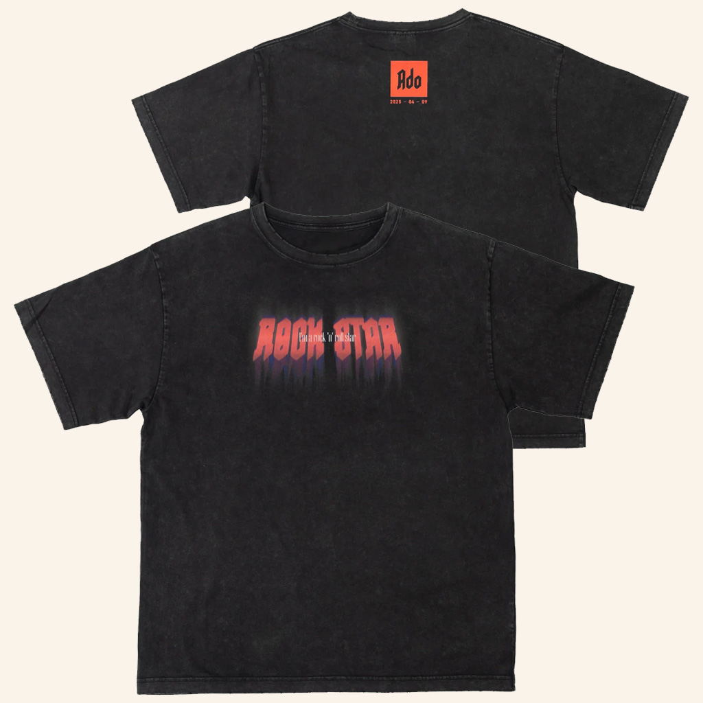 Ado Merch Rock Star Wash T-Shirt Best Birthday Gift For Brothers