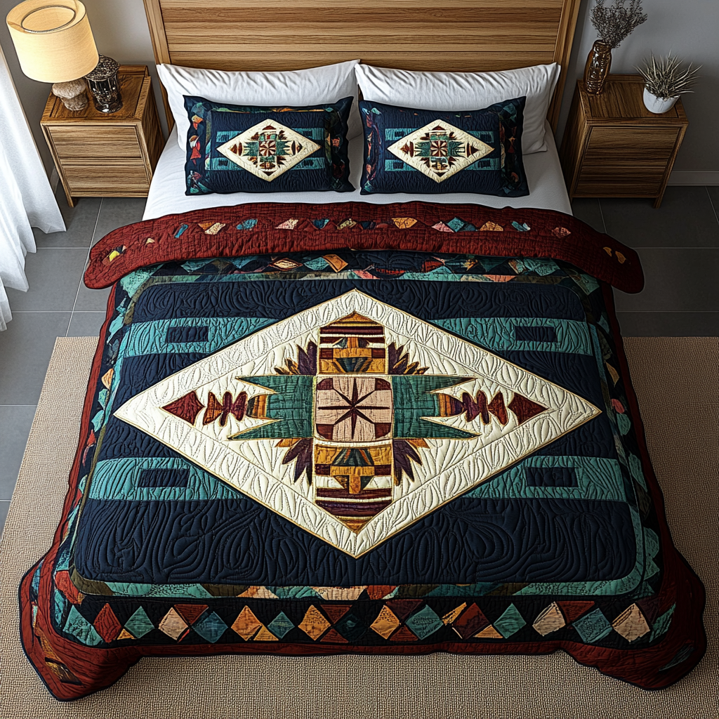 Adobe Dream Quilted Bedding Set Bed Decor Ideas Unique Native American Gifts