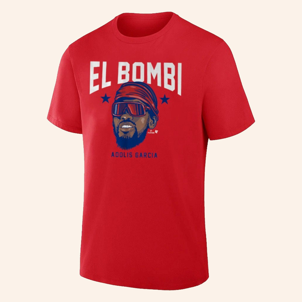 Adolis Garcia El Bombi Swag Head T-Shirt Philadelphia Baseball Merch Gifts For Fans