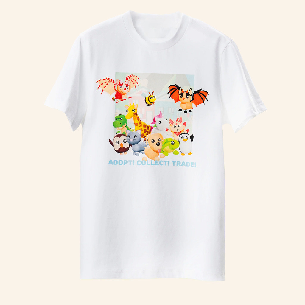 Adopt Me Merch Adopt Collect Trade T-Shirt Birthday Gift Ideas For Friend