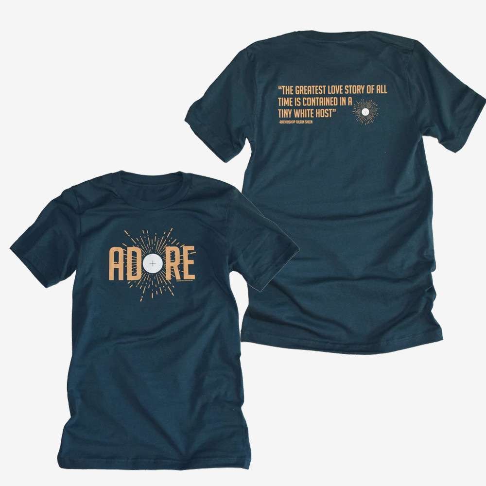 Adore T-Shirt The Greatest Love Story Of All Time Shirt Best Christian Gifts