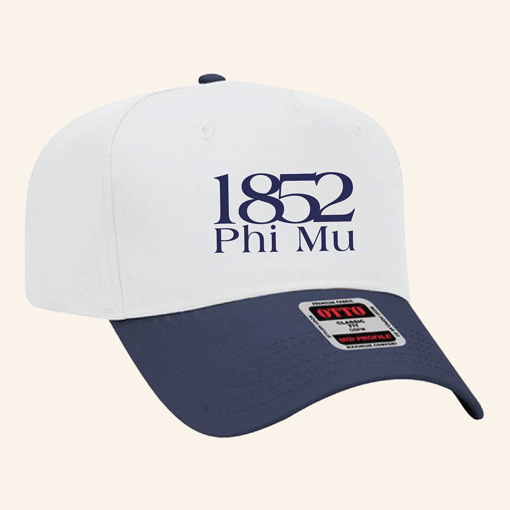 ADPI Merch 1852 Phi Mu Embroidered Hat Good Gifts For Boyfriend ADPI Merch 1852 Phi Mu Embroidered Hat Good Gifts For Boyfriend
