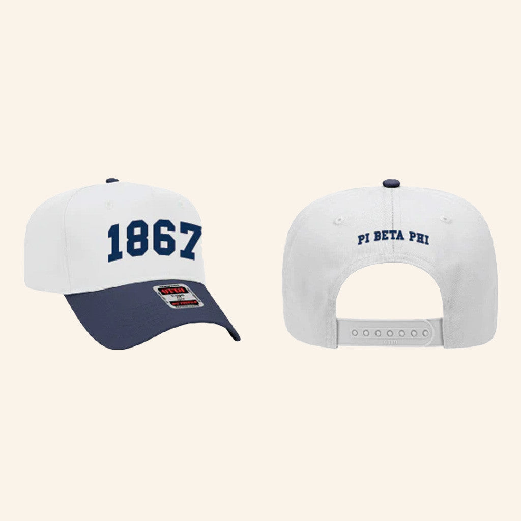 ADPI Merch 1867 Pi Beta Phi Embroidered Hat Gifts For Dudes ADPI Merch 1867 Pi Beta Phi Embroidered Hat Gifts For Dudes