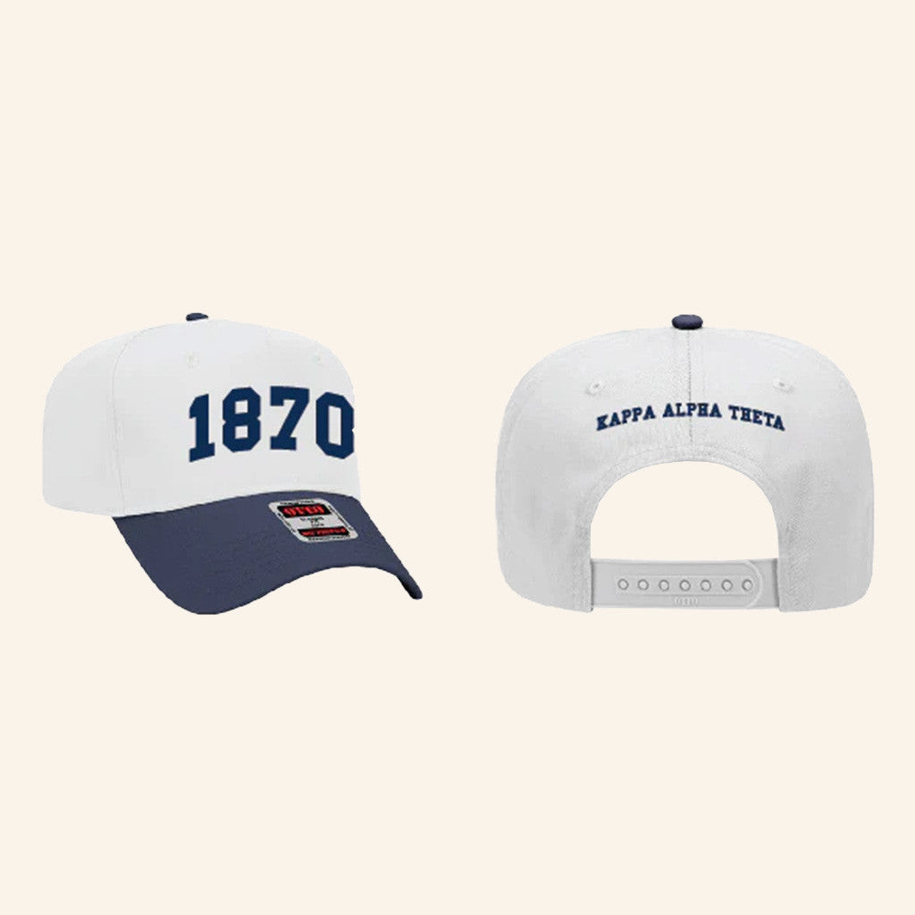 ADPI Merch 1870 Kappa Alpha Theta Embroidered Hat Gifts For Husband ADPI Merch 1870 Kappa Alpha Theta Embroidered Hat Gifts For Husband