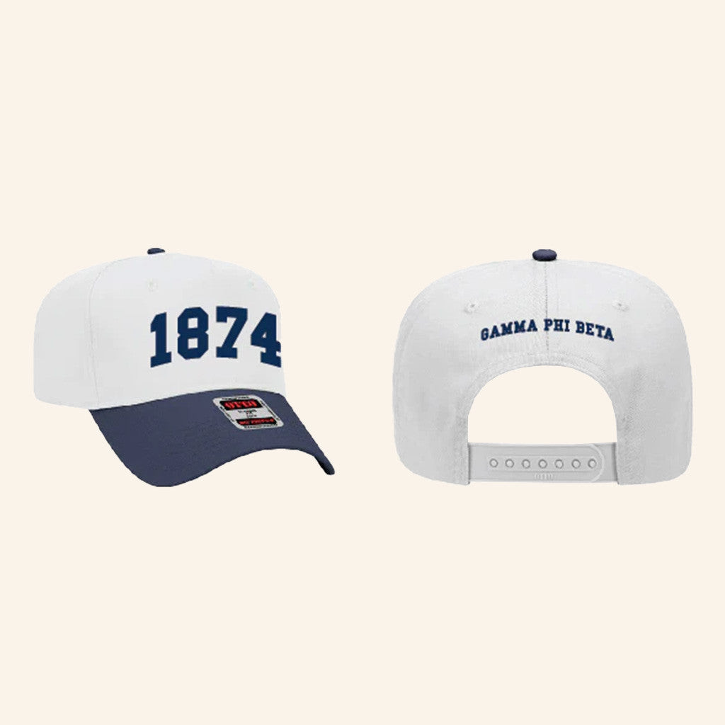 ADPI Merch 1874 Gamma Phi Beta Embroidered Hat Gifts For Husband ADPI Merch 1874 Gamma Phi Beta Embroidered Hat Gifts For Husband