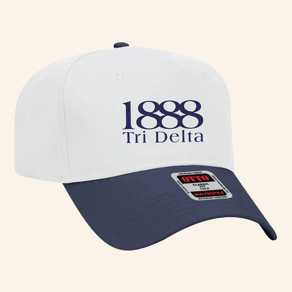 ADPI Merch 1888 Tri Delta Embroidered Hat Birthday Presents For Boyfriend ADPI Merch 1888 Tri Delta Embroidered Hat Birthday Presents For Boyfriend