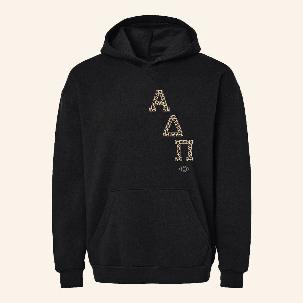 ADPI Merch Alpha Delta Pi Cheetah Letters Hoodie Gift Ideas For Husband ADPI Merch Alpha Delta Pi Cheetah Letters Hoodie Gift Ideas For Husband