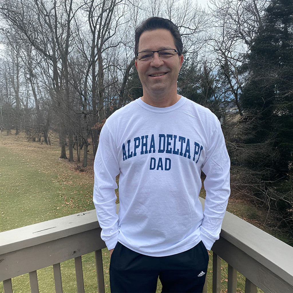 ADPI Merch Alpha Delta Pi Dad Long Sleeve T-Shirt Gifts For Husband ADPI Merch Alpha Delta Pi Dad Long Sleeve T-Shirt Gifts For Husband