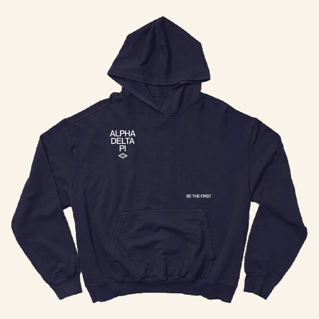 ADPI Merch Alpha Delta Pi Motto Navy Hoodie Best Gifts For Husband ADPI Merch Alpha Delta Pi Motto Navy Hoodie Best Gifts For Husband