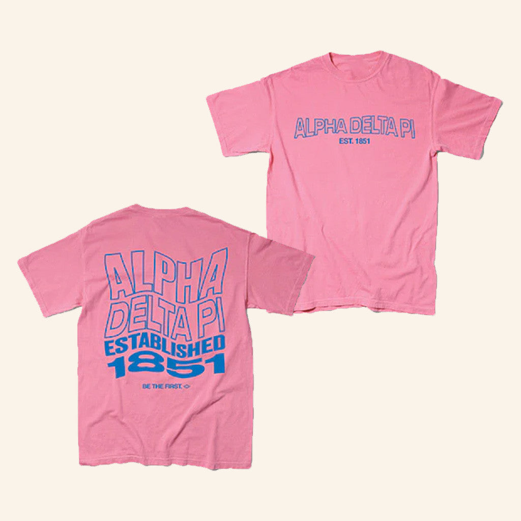 ADPI Merch Alpha Delta Pi Pink Lemonade T-Shirt Present For Her ADPI Merch Alpha Delta Pi Pink Lemonade T-Shirt Present For Her