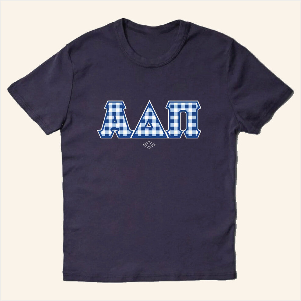 ADPI Merch Alpha Delta Pi T-Shirt Navy Birthday Ideas For Boyfriend Gifts For Best Friend