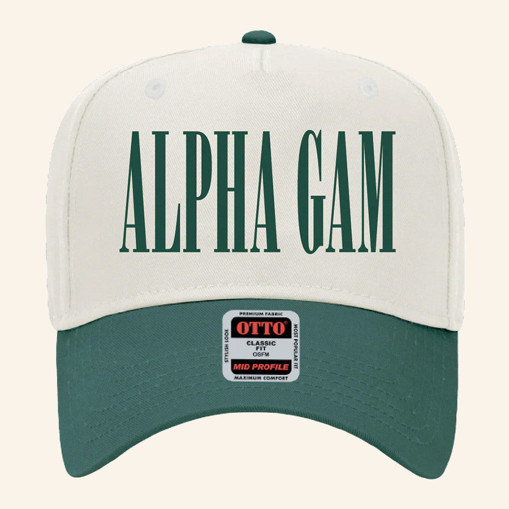ADPI Merch Alpha Gam Embroidered Hat Gifts For Husband ADPI Merch Alpha Gam Embroidered Hat Gifts For Husband